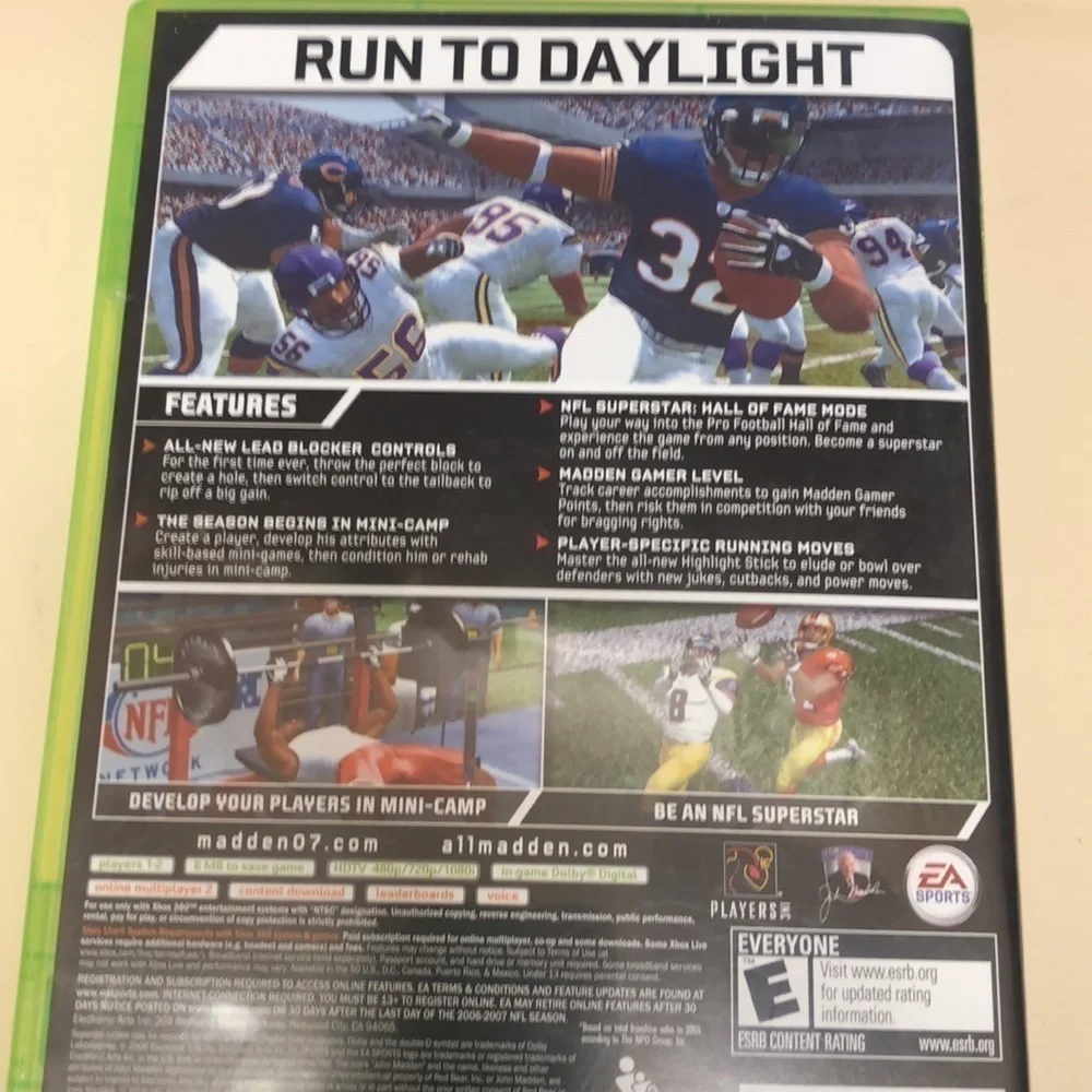 𝅺18. MADDEN NFL 07 - Xbox 360 Video Game